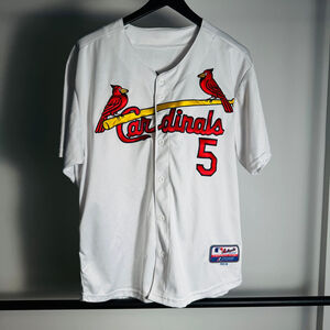 Men's Majestic St. Louis Cardinals Pujols Jersey size 50
